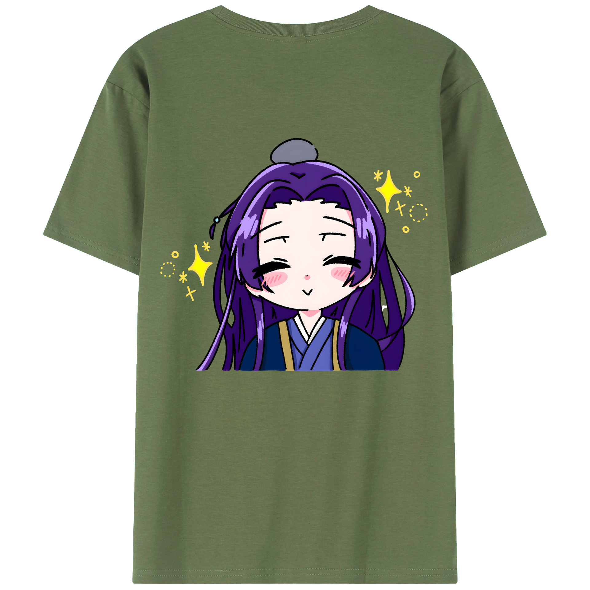 （画像用） 薬屋のひとりごと The Apothecary Diaries 綿100％ メンズ半袖Tシャツ（バックプリント） 通気性